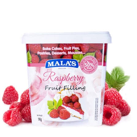 RASPBERRY FILLING 1KG JAR
