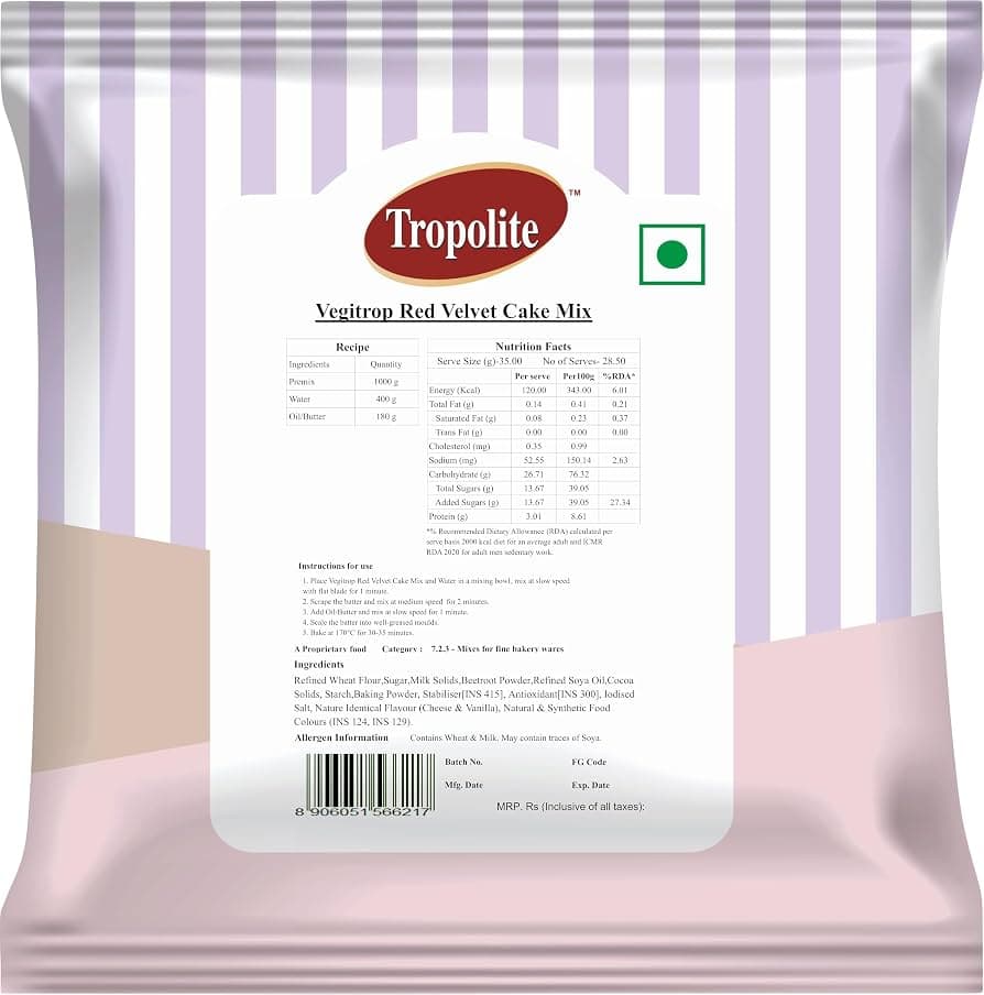 Vegitrop Red Velvet Cake Mix